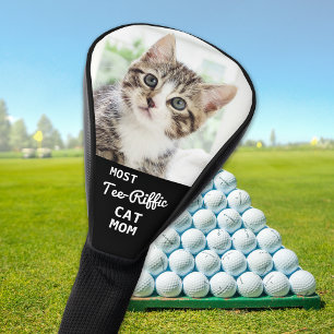 Couvre-club De Golf La plupart Tee Riffic CAT MOM Photo Golfer personn