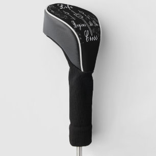 Couvre-club De Golf La vie commence à la croix