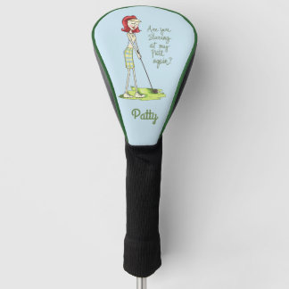 Couvre-club De Golf Lady Golfer personnalisée