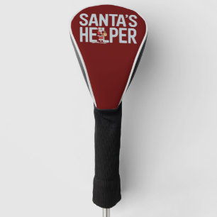 Couvre-club De Golf L'aide de Noël du Père Noël