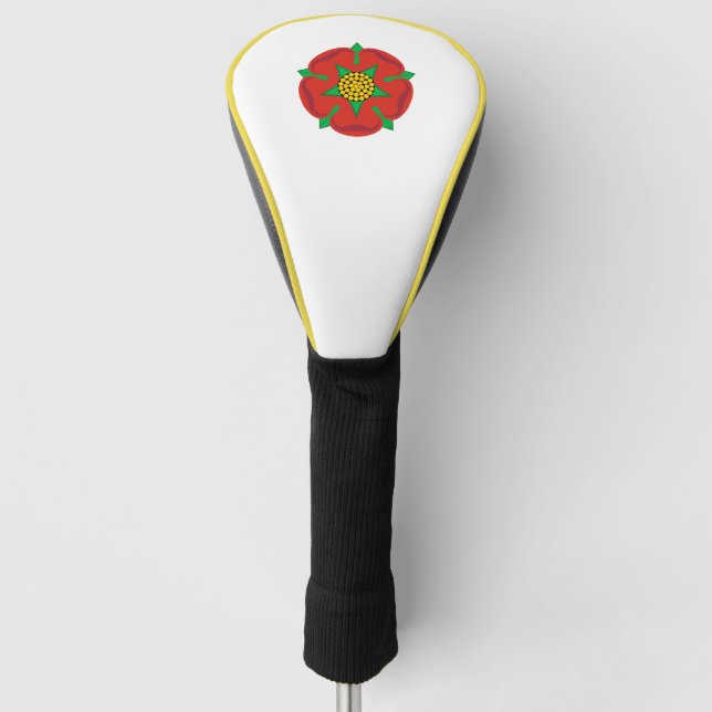 Couvre-club De Golf Lancashire Comté Symbole Drapeau Royaume-Uni Breta (Devant)
