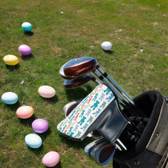 Couvre-club De Golf Lapin de Pâques (golf putter cover)