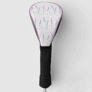 Couvre-club De Golf Lavender Hearts Girly Jolie Golf