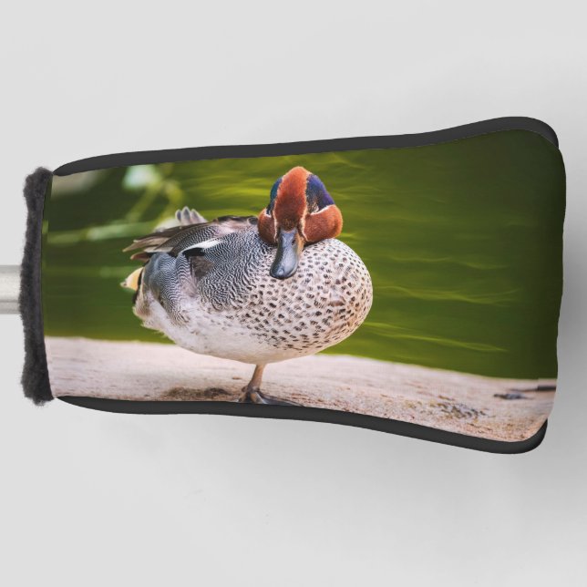 Couvre-club De Golf Le Canard A Une Jambe Vers Le Haut (Devant)