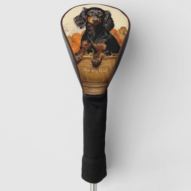 Couvre-club De Golf Le Chien Dachshund 003 - Odessa Leyendecker (Devant)