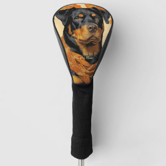 Couvre-club De Golf Le chien Rottweiler 001 - Odessa Leyendecker