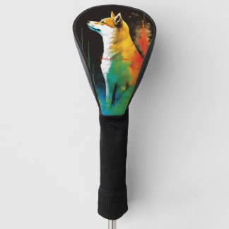 Couvre-club De Golf Le Chien Shiba Inu - Composition 007