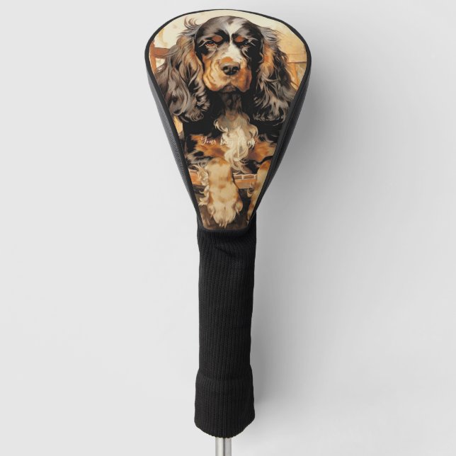 Couvre-club De Golf Le Cocker Spaniel Dog 001 - Odessa Leyendecker (Devant)