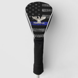 Couvre-club De Golf Le colonel Thin Blue Line Distresse