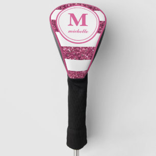 Couvre-club De Golf Le golf rose des parties scintillantes a