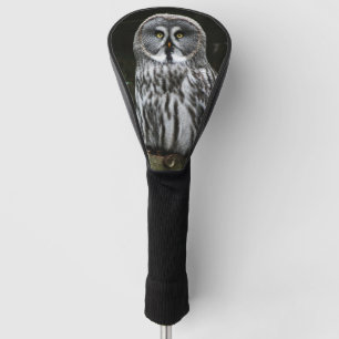Couvre-club De Golf Le grand hibou gris dccnm