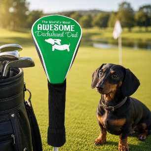 Couvre-club De Golf Le papa teckel le plus génial du monde amateur de