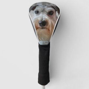 Couvre-club De Golf Le visage de Schnauzer Dog