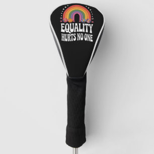 Couvre-club De Golf L'égalité ne nuit à personne Arc-en-ciel Égalité d
