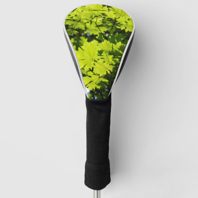 Couvre-club De Golf Les Feuilles de la forêt (Devant)