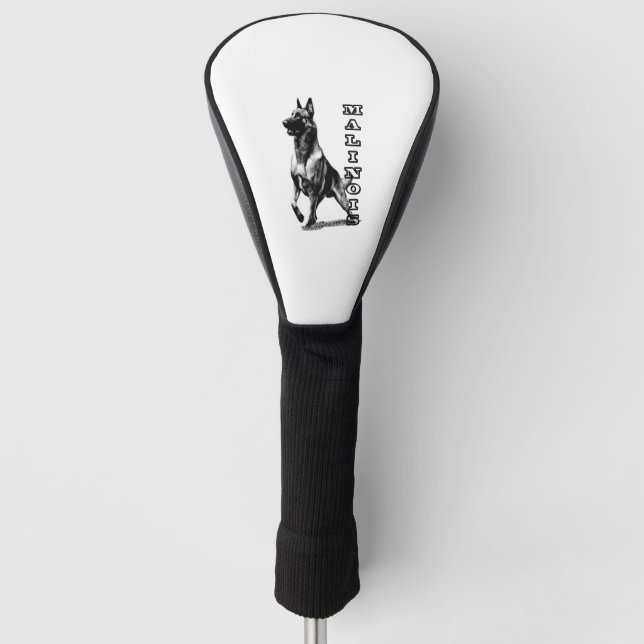 Couvre-club De Golf Les Malinois belges sont les meilleurs (Devant)