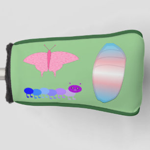 Couvre-club De Golf LGBTQIA Transgenre Fierté Caterpillar to Butfly