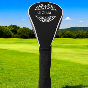 Couvre-club De Golf L'Homme Le Mythe La Légende Drôle Nom Personnalisé