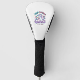 Couvre-club De Golf Licorne Néon Arcade Licorne Produit de Style Rétro