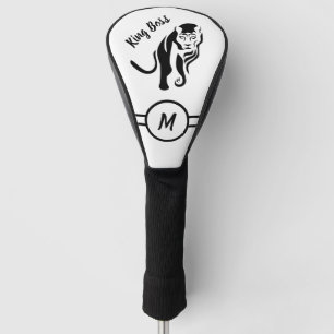 Couvre-club De Golf Lion Lion Lion, roi noir