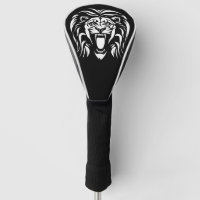 Lion rugissant d'art tribal