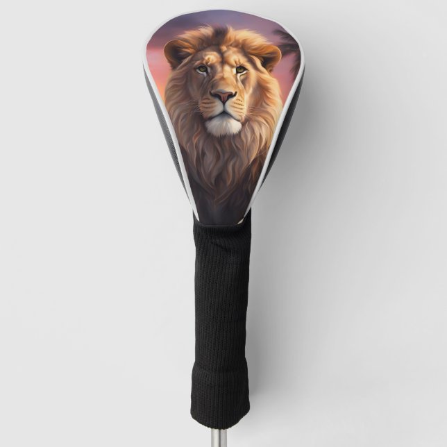 Couvre-club De Golf Lion sur la plage (Devant)