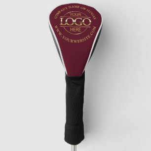 Couvre-club De Golf Logo d'entreprise de la marque rouge de la Modern 