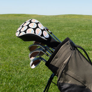 Couvre-club De Golf Logo simple ou photo Motif répétitif