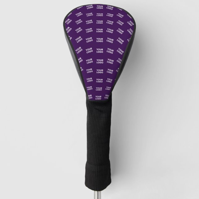 Couvre-club De Golf Logo unique ou tout Motif d'image téléchargé | Pou (Devant)
