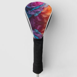 Couvre-club De Golf Luminous Abstract Tissue Paper Layers