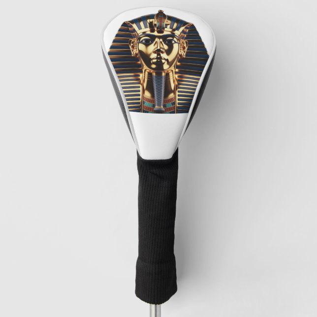 Couvre-club De Golf Luxury Golden Egyptian Mask Artwork (Devant)