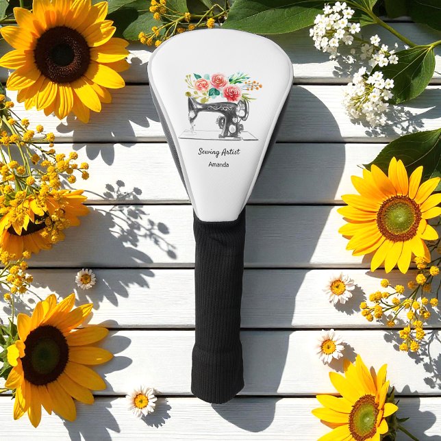 Couvre-club De Golf Machine à coudre Dressmaker sur mesure cadeau (Créateur téléchargé)