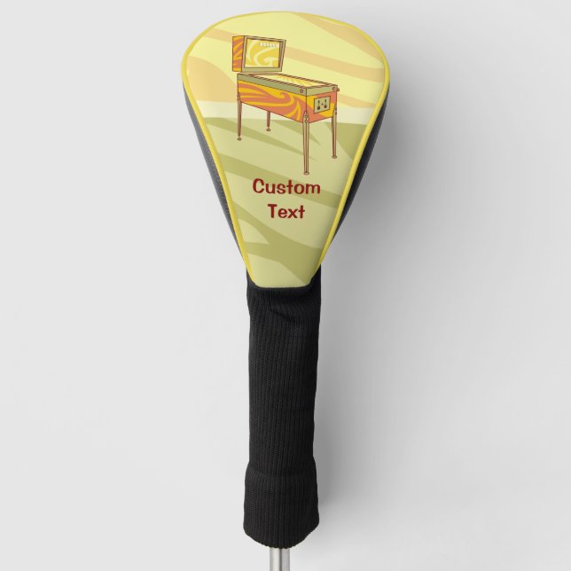 Couvre-club De Golf Machine à Pinball (Devant)