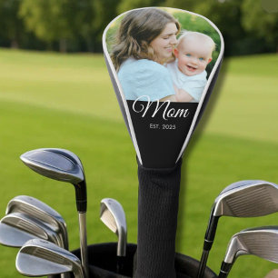 Couvre-club De Golf Maman a établi une photo de script moderne