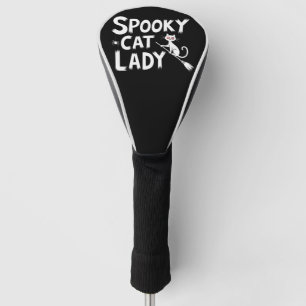 Couvre-club De Golf Maman Chat Effrayant Dame Chat Effrayant Halloween