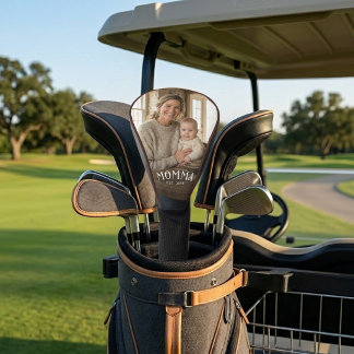 Couvre-club De Golf Maman élégante année première fois photo de maman