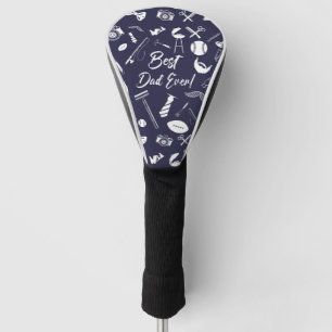 Couvre-club De Golf Marine Bleu Meilleur papa jamais