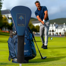 Marine Blue Midnight Palm Collection Golf de luxe