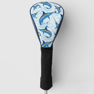 Couvre-club De Golf Marlin Bleu Jaillissant de l'Océan