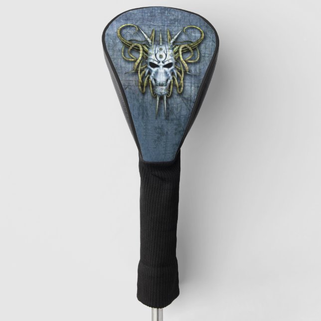 Couvre-club De Golf Masque de guerre Alien (Devant)