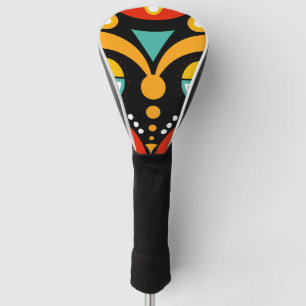 Couvre-club De Golf Masque Rasta