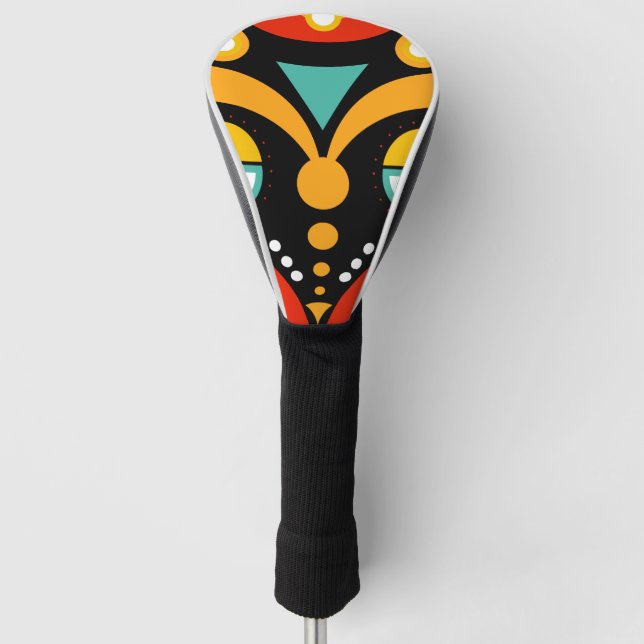Couvre-club De Golf Masque Rasta (Devant)