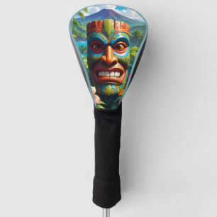 Couvre-club De Golf Masque Tiki