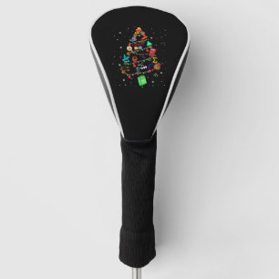 Couvre-club De Golf Maths Noël Arbre cadeau Noël