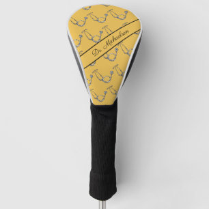 Couvre-club De Golf Médecin Médicale Stethoscope Nom du Motif
