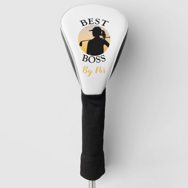 Couvre-club De Golf Meilleur Boss Par Par Parfait Personnalisé (Devant)