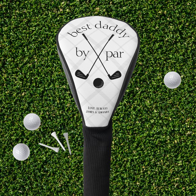 Couvre-club De Golf Meilleur cadeau de Par pour lui (Best by Par Golf Driver Head Cover. Perfect gift for Birthday, Retirement or Father's Day!)