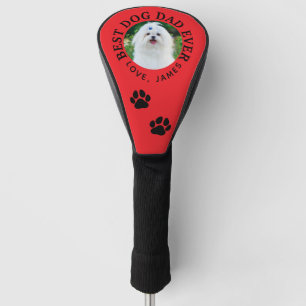 Couvre-club De Golf Meilleur CHIEN DAD JAMAIS Pet Photo