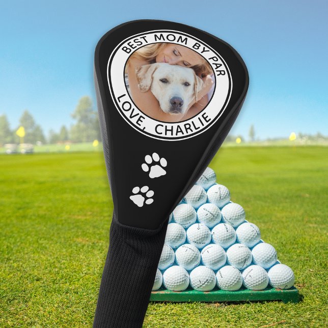 Couvre-club De Golf Meilleur DOG MOM Personnalisé Animaux de compagnie (Créateur téléchargé)