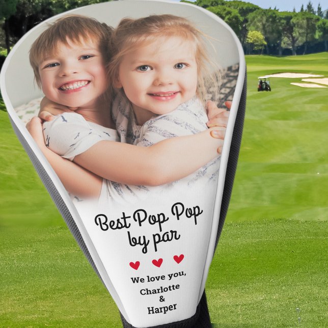 Couvre-club De Golf Meilleur Grand-Père Créé par Personnaliser Photo U (Best Pop Pop By Par Create Unique Custom Photo Golf Head Cover)
